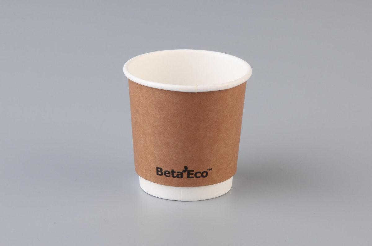 Cup Coffee Kraft Brown 4oz Triple Wall Corrugated 40/Pk