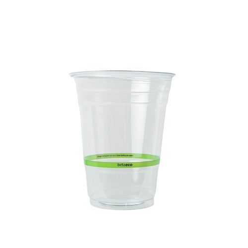 Cup Plastic RPET BetaEco Green 16oz