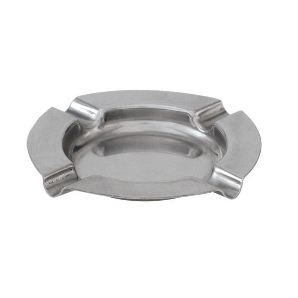 Ashtray Round Flat S/S 125mm