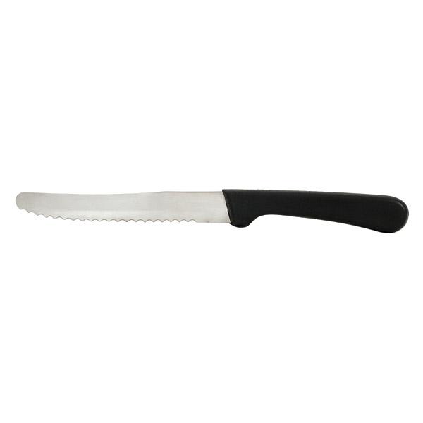 Knife Vegetable Rounded Tip S/S Black Handle