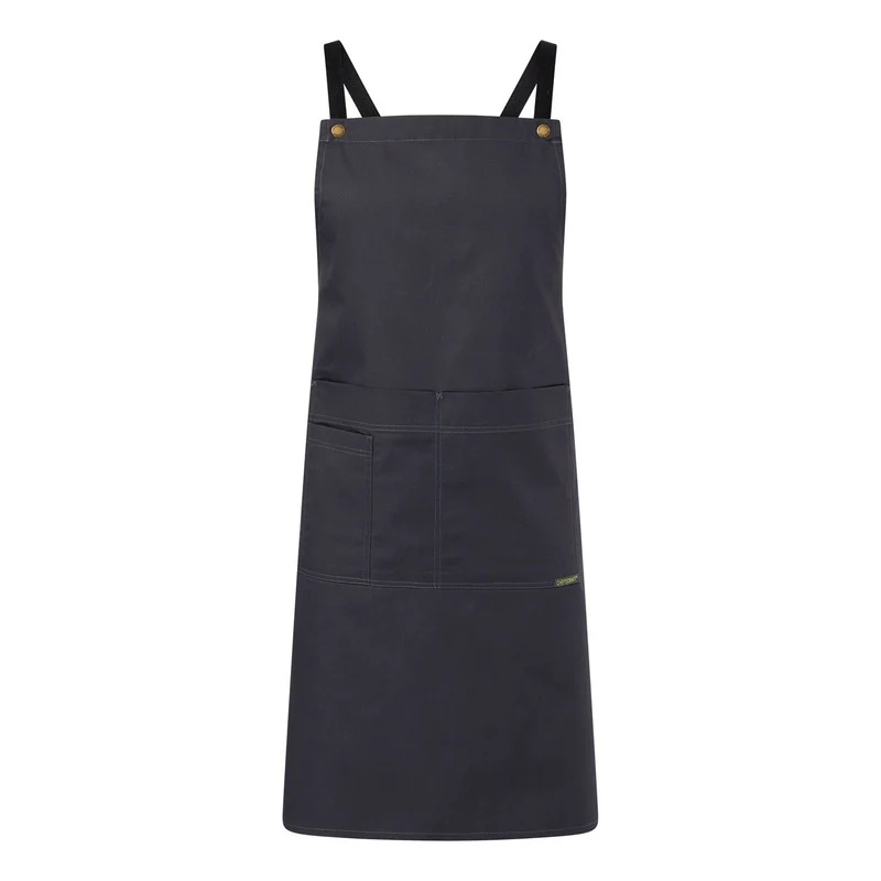 Chefs Craft Poly/Cotton Crossback Bib Apron with Pocket