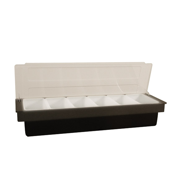Condiment Dispenser Black Plastic