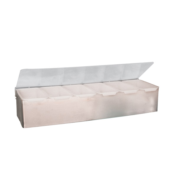 Condiment Dispenser S/S Body / Clear Cover