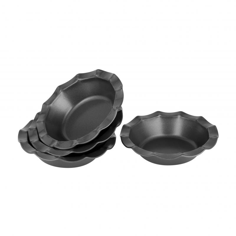 Bakemaster Fluted Pie Dish 13x3cm (4/pk)