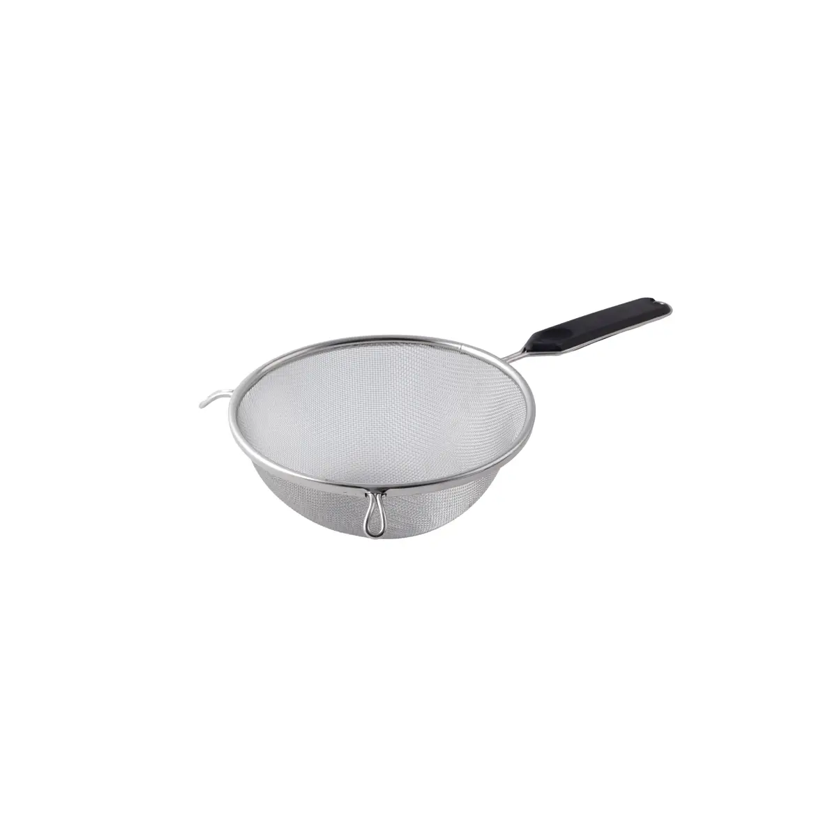 Strainer Medium Tin Mesh Plastic Handle