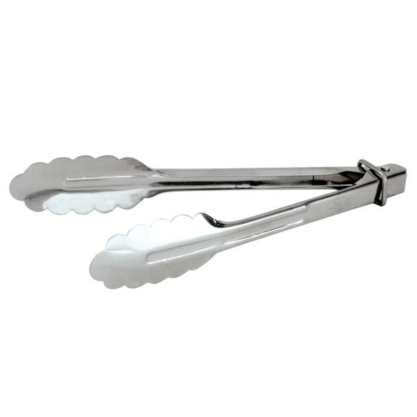 Tong Utility S/S with Clip 300mm Heavy Duty
