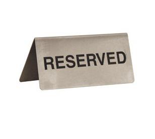 Reserved Sign S/S 18/10