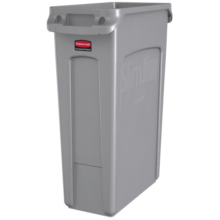 Bin Slim Rectangle Container Grey