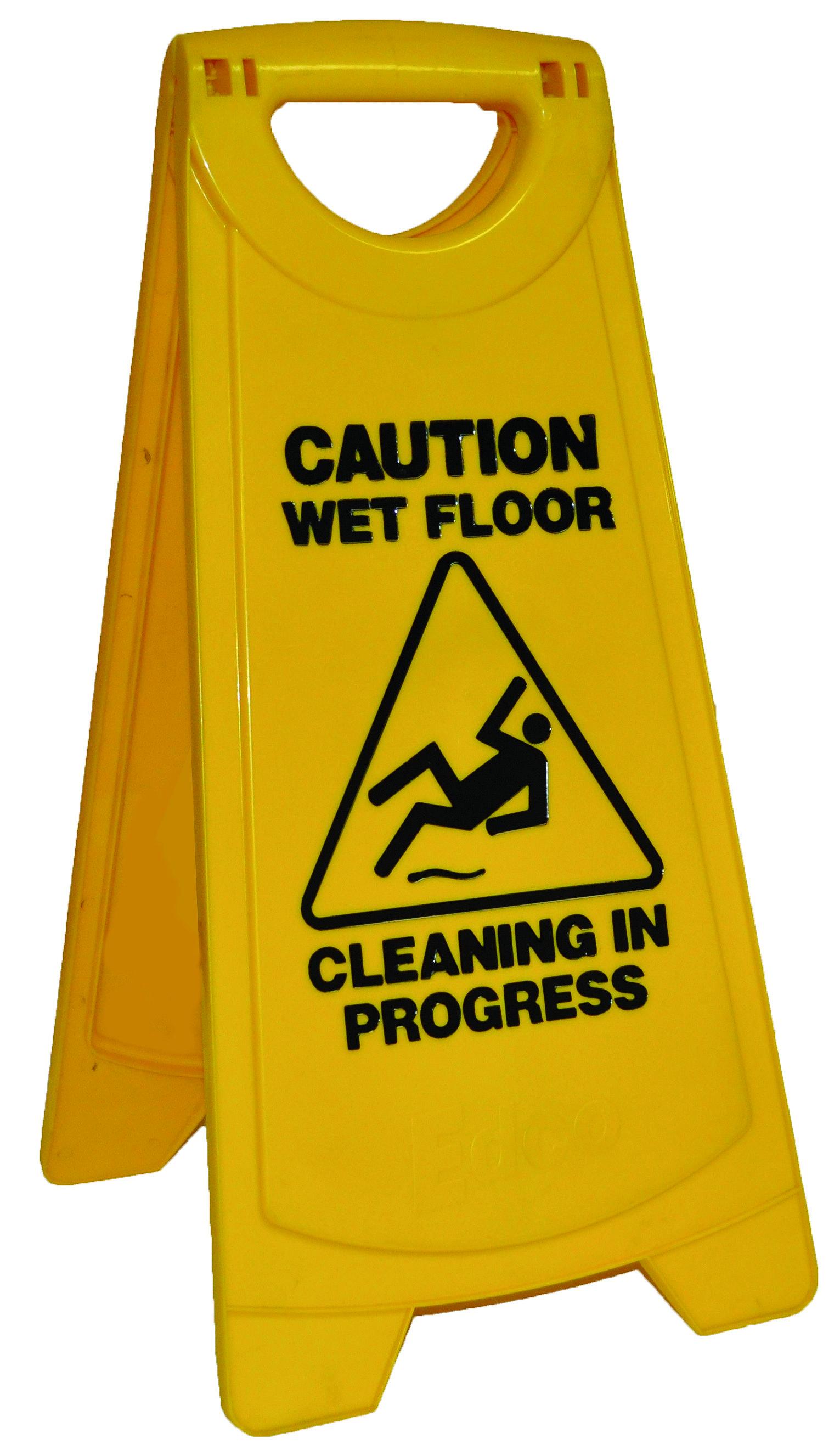 Caution Wet Floor Sign 'A' Frame