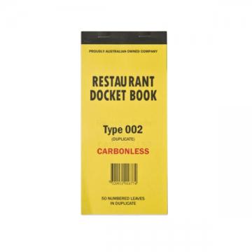 Docket Book 002 Carbonless Duplicate (10 Pack)