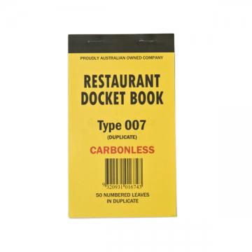 Docket Book 007 Carbonless Duplicate (10 Pack)