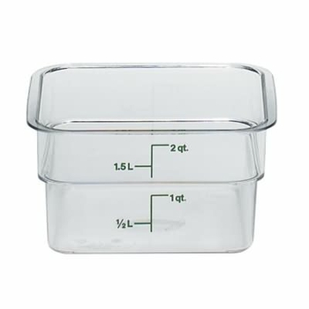 Cambro CamSquare Polycarbonate Clear Food Storage Containers