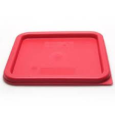 Cambro Lid Red to suit Camsquare Poly Container