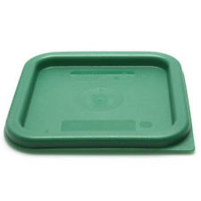 Cambro Camsquare Poly Container Lid Red 225x225mm - Green 190x190mm