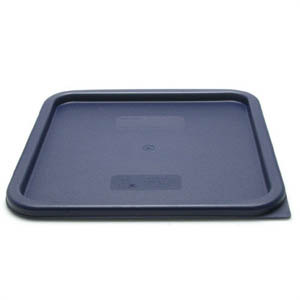 Cambro Camsquare Poly Container Lid Red 225x225mm - Blue 290x290mm