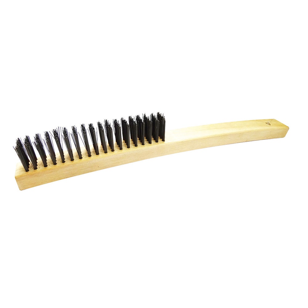 Grill Brush 4 Row Wire - Short Handle
