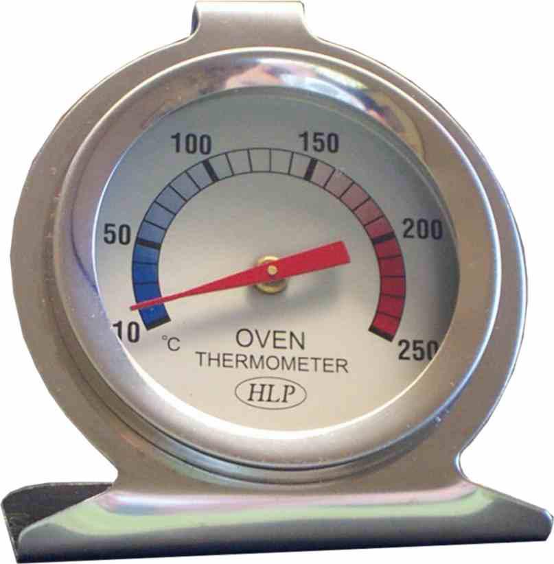 Oven Thermometer Dial Temp Range: +10 to 250C