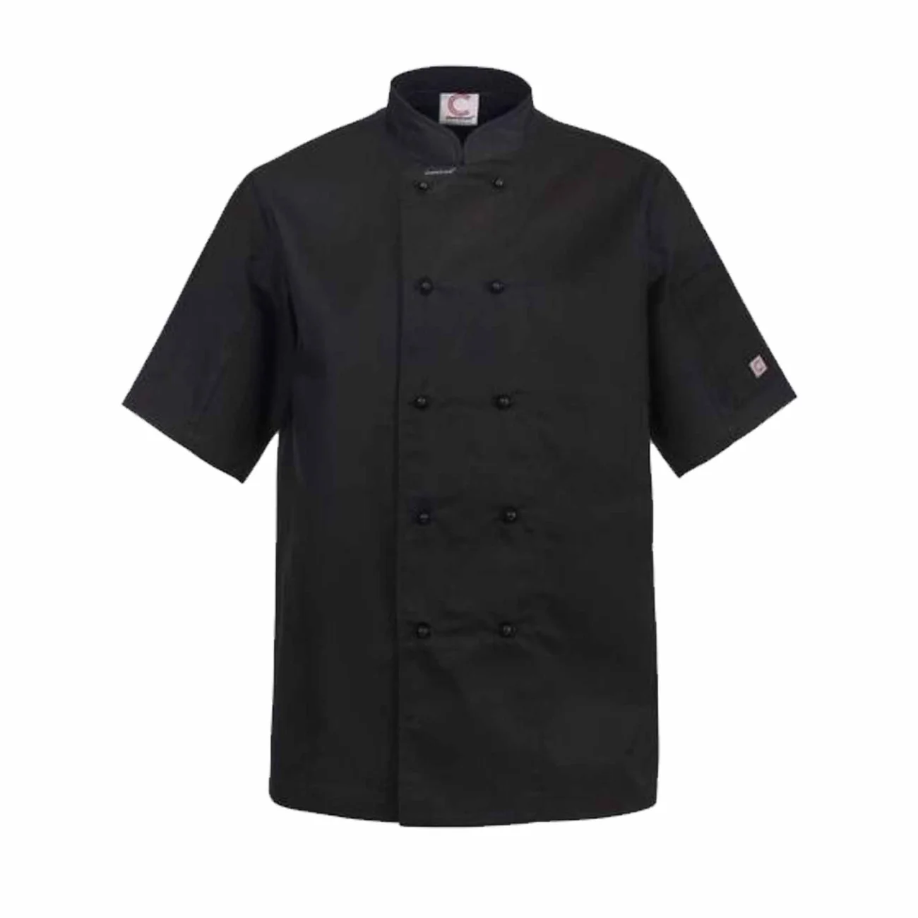 Chef Jacket Classic Short Sleeve Black