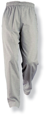 Pants Traditional Basic Baggy Poly Cotton Checkered
