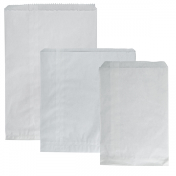 Bag Paper White (500/Pk)