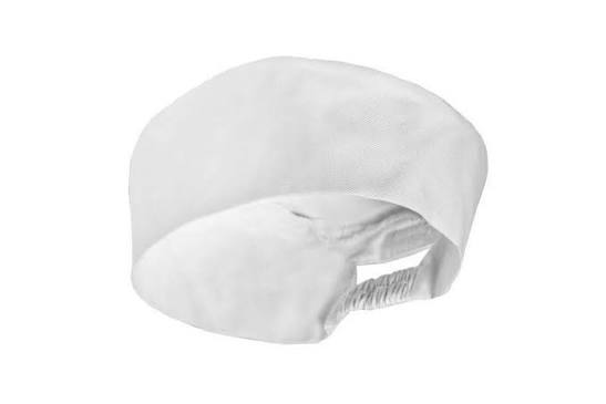 Beanie Poly/Cotton White